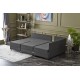 Corner Sofa-Bed Fly Right - Anthracite Anthracite Atelier del Sofa Corner Sofa-Bed Fly Right - Anthracite Anthracite