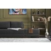 Atelier del Sofa Corner Sofa-Bed Fly Left - Anthracite Anthracite