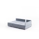 Corner Sofa-Bed Fly Right - Blue Blue Atelier del Sofa Corner Sofa-Bed Fly Right - Blue Blue