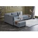 Corner Sofa-Bed Fly Left - Blue Blue Atelier del Sofa Corner Sofa-Bed Fly Left - Blue Blue