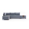 Atelier del Sofa Corner Sofa-Bed Fly Left - Blue Blue