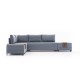 Corner Sofa-Bed Fly Left - Blue Blue Atelier del Sofa Corner Sofa-Bed Fly Left - Blue Blue