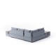 Corner Sofa-Bed Fly Left - Blue Blue Atelier del Sofa Corner Sofa-Bed Fly Left - Blue Blue