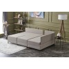 Atelier del Sofa Corner Sofa-Bed Fly Right - Cream Cream