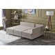Corner Sofa-Bed Fly Right - Cream Cream Atelier del Sofa Corner Sofa-Bed Fly Right - Cream Cream