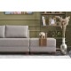 Corner Sofa-Bed Fly Right - Cream Cream Atelier del Sofa Corner Sofa-Bed Fly Right - Cream Cream