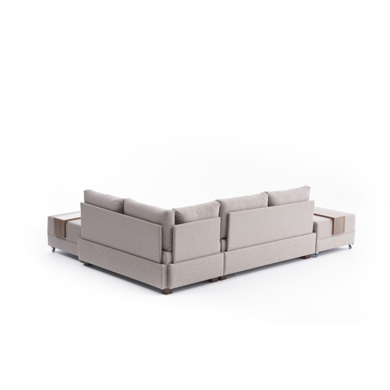 Atelier del Sofa Corner Sofa-Bed Fly Right - Cream Cream