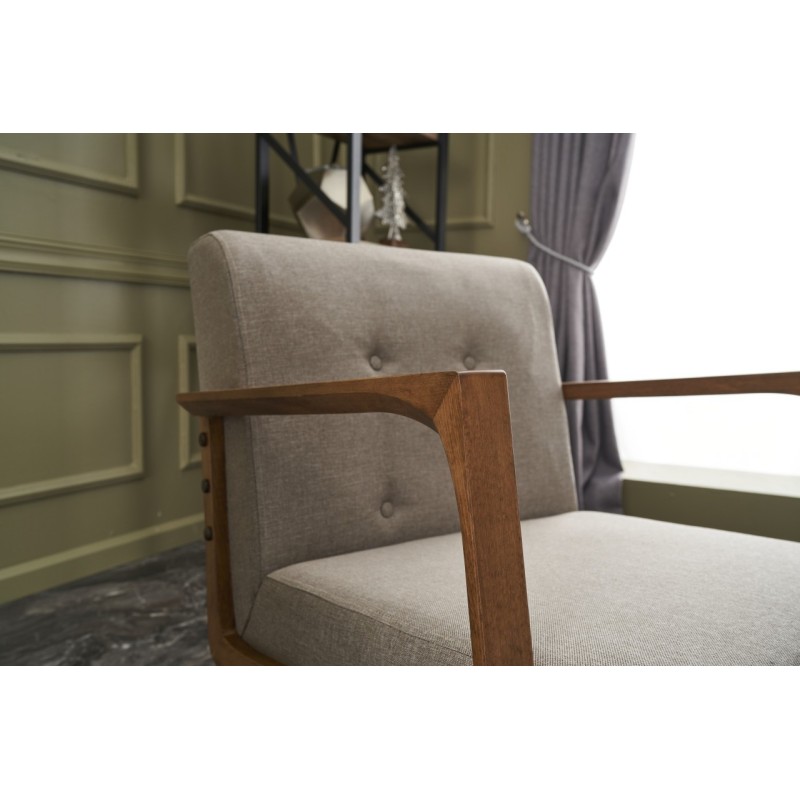 Atelier del Sofa Wing Chair Kemer - Cream Cream