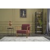 Atelier del Sofa Wing Chair Kemer - Claret Red Claret Red