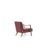Atelier del Sofa Wing Chair Kemer - Claret Red Claret Red