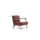Wing Chair Kemer - Claret Red Claret Red Atelier del Sofa Wing Chair Kemer - Claret Red Claret Red