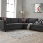 Corner Sofa Kale Linen - Anthracite Anthracite