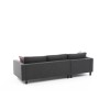 Atelier del Sofa Corner Sofa Kale Linen - Anthracite Anthracite