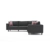 Atelier del Sofa Corner Sofa Kale Linen - Anthracite Anthracite