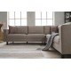 Atelier del Sofa Corner Sofa Kale Linen - Cream Cream