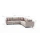 Atelier del Sofa Corner Sofa Kale Linen - Cream Cream
