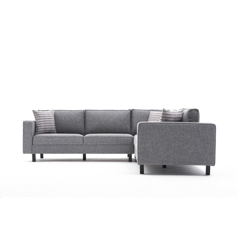 Atelier del Sofa Corner Sofa Kale Linen - Grey Grey