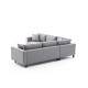 Atelier del Sofa Corner Sofa Kale Linen - Grey Grey