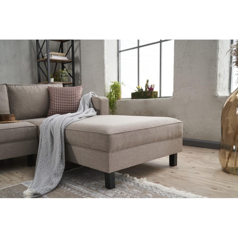 Atelier del Sofa Corner Sofa Kale Linen Right - Cream Cream