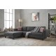 Atelier del Sofa Corner Sofa Kale Linen Left - Anthracite Anthracite
