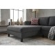 Atelier del Sofa Corner Sofa Kale Linen Left - Anthracite Anthracite