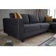 Corner Sofa Kale Velvet Right - Anthracite Anthracite