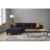 Corner Sofa Kale Velvet Left - Anthracite Anthracite