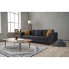 3-Seat Sofa Kale Velvet - Anthracite Anthracite