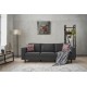 3-Seat Sofa Kale Linen - Anthracite Anthracite Atelier del Sofa 3-Seat Sofa Kale Linen - Anthracite Anthracite