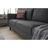 Atelier del Sofa 3-Seat Sofa Kale Linen - Anthracite Anthracite