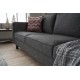 3-Seat Sofa Kale Linen - Anthracite Anthracite Atelier del Sofa 3-Seat Sofa Kale Linen - Anthracite Anthracite