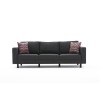 Atelier del Sofa 3-Seat Sofa Kale Linen - Anthracite Anthracite