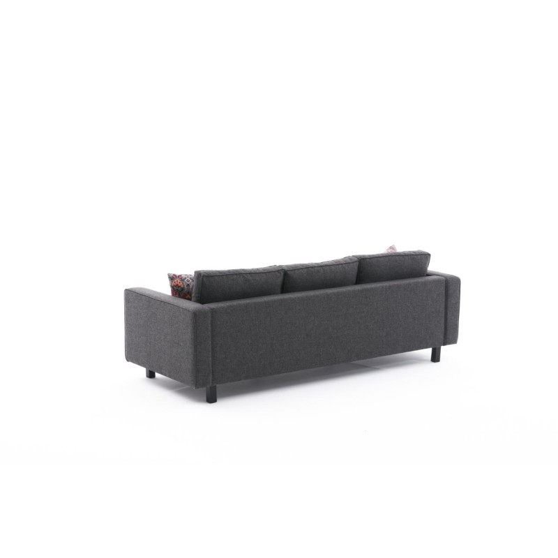 Atelier del Sofa 3-Seat Sofa Kale Linen - Anthracite Anthracite