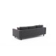 3-Seat Sofa Kale Linen - Anthracite Anthracite Atelier del Sofa 3-Seat Sofa Kale Linen - Anthracite Anthracite