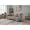 Atelier del Sofa 3-Seat Sofa Kale Linen - Cream Cream