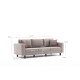 3-Seat Sofa Kale Linen - Cream Cream Atelier del Sofa 3-Seat Sofa Kale Linen - Cream Cream