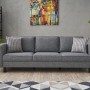 3-Seat Sofa Kale Linen - Grey Grey