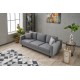 3-Seat Sofa Kale Linen - Grey Grey