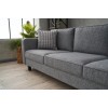 3-Seat Sofa Kale Linen - Grey Grey