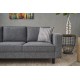 3-Seat Sofa Kale Linen - Grey Grey