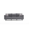 3-Seat Sofa Kale Linen - Grey Grey