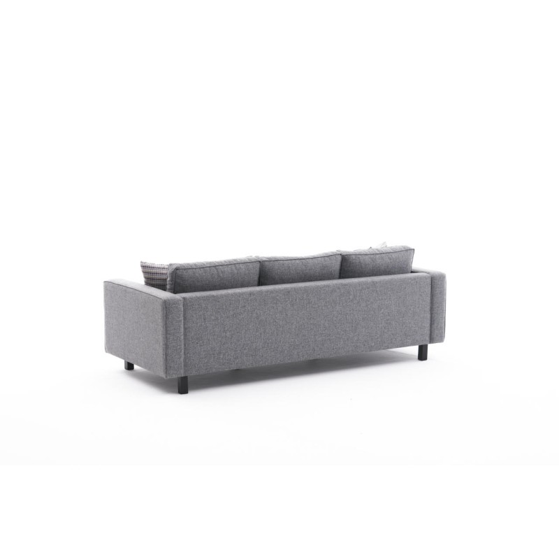 3-Seat Sofa Kale Linen - Grey Grey