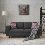 2-Seat Sofa Kale Linen - Anthracite Anthracite