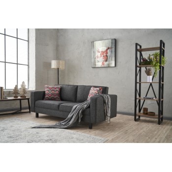 2-Seat Sofa Kale Linen - Anthracite Anthracite