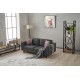 2-Seat Sofa Kale Linen - Anthracite Anthracite 2-Seat Sofa Kale Linen - Anthracite Anthracite