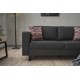 2-Seat Sofa Kale Linen - Anthracite Anthracite 2-Seat Sofa Kale Linen - Anthracite Anthracite