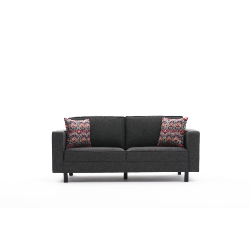 2-Seat Sofa Kale Linen - Anthracite Anthracite
