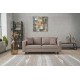 2-Seat Sofa Kale Linen - Cream Cream 2-Seat Sofa Kale Linen - Cream Cream