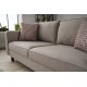2-Seat Sofa Kale Linen - Cream Cream 2-Seat Sofa Kale Linen - Cream Cream