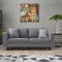 2-Seat Sofa Kale Linen - Grey Grey